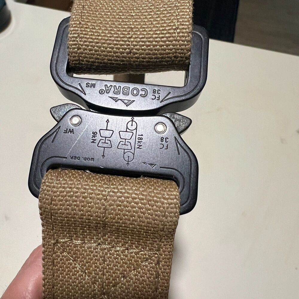 Belt Center Line EDC Cobra Austrialpin Every Day Carry Belt Tactical Conceal Tan